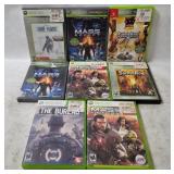 8 Xbox 360 Games - Mass Effect, Saints Row, Etc