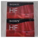 New 2pk Sony HF Cassette Tapes