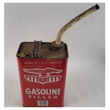 Vintage Eagle Empty Metal Gasoline Can