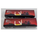 2 Frost Cutlery Steel Warrior Folding Knives