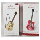 Keepsake 2014 & 2019 Rockin' Guitar Ornaments