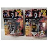 2 Star Trek Generations Figures - Kirk, Data