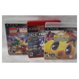 3 Ps3 Games - Sonic Collection, Lego Marvel