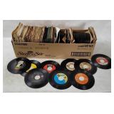 Box Of Vtg 7' Singles, Assorted Genres