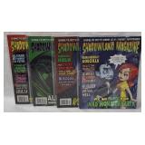 4 Shadowland Magazines #6, 7, 8, 10