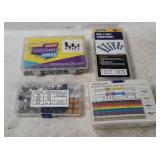 Potentiometers, Capacitors, Resistors, Molly Bolts