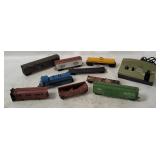 9 Assorted H O Train Cars & Tomix N-1 Power Unit