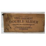Vinyl Basemant Double Slider
