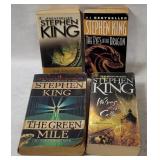 4 Stephen King Books - Green Mile, Eyes Of Dragon