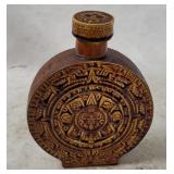 Aztec Calendar Decanter Made In Mexico