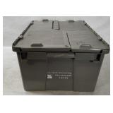 Attached Lid Container Storage Tote