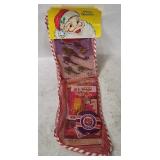 Vtg Christmas Pre-filled Stocking W/ Toys