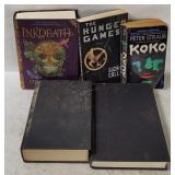 5 Books - Inkdeath, Hunger Games, Last Sacrifice