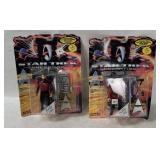 2 Star Trek Generations Figures - Riker, Chekov