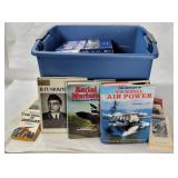 Tote Of Assorted Warplane Books