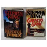 Stephen King Gerald's Game & Needful Things Books
