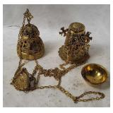 Brass Church Censer Incense Burner