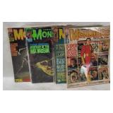 4 Famous Monsters Magazines #101, 102, 113, 117
