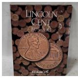 Lincoln Cent Folder 1975-2013 W/ 57 Pennies