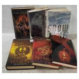 6 Hardcover Novels - Sinner, Snow Wolf, No Mercy