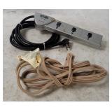 Power Extension Cord & Tripp-lite Power Strip