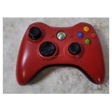 Xbox 360 Red Wireless Game Controller