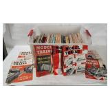 Tote Of Assorted Model Train & Warplane Magazines