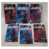6 Hasbro G I Joe Mini Figurines