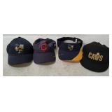 4 Hats - Cavs, Indians, Yellow Jackets