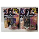 2 Star Trek Generations Figures - B'etor, Geordi