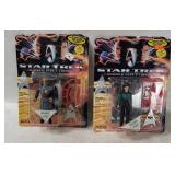 2 Star Trek Generations Figures - Lursa, Deanna