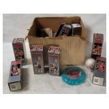 1991 U D Nba Empty Card Boxes & Jordan Mc D's Toys