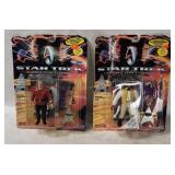 2 Star Trek Generations Figures - Worf, Scotty