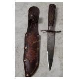 Vtg Dragon Design Fixed-blade Dagger