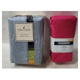 Nautica Bed Skirt & Cannon Twin Fitted Sheet