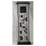 Floor Standing Geometric Metal Clock