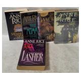 5 Anne Rice Books - Merrick, Lasher, The Mummy