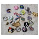 Assorted Novelty Pinback Buttons