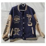 Los Angeles Themed Letterman Jacket Size X L