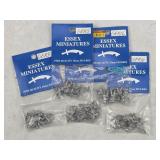 5 Packs Essex Miniatures 15mm German Soldiers NOS