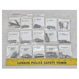 15 Miniature Naval War Ships in Packs