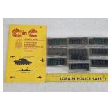 9 C in C Miniature Painted Tanks & 1988 Brochure