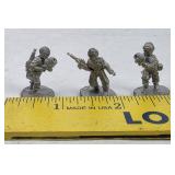 3 Ral Partha SciFi Soldier Miniature Figures 1977