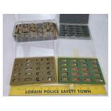 4 Cases Military War Tank Miniatures - Painted