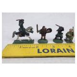 Lot of 4 Painted Fantasy Miniature Figures