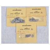 3 Packs Scotia Micro Armor SciFi Miniatures NOS