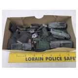 Large Lot Painted Miniature Military Vehicles