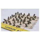 Lot Miniature Military Paratrooper Painted Figures