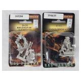 2 Ral Partha BattleTech Miniatures Rifleman/ Vind