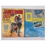 James Bond 007 Basic Game & Q Manual Books VG